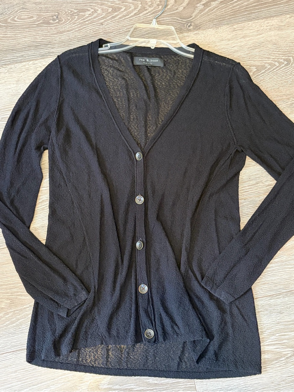 Rag & Bone Women’s Minimalist Button-Front Sweater Cardigan Sz S